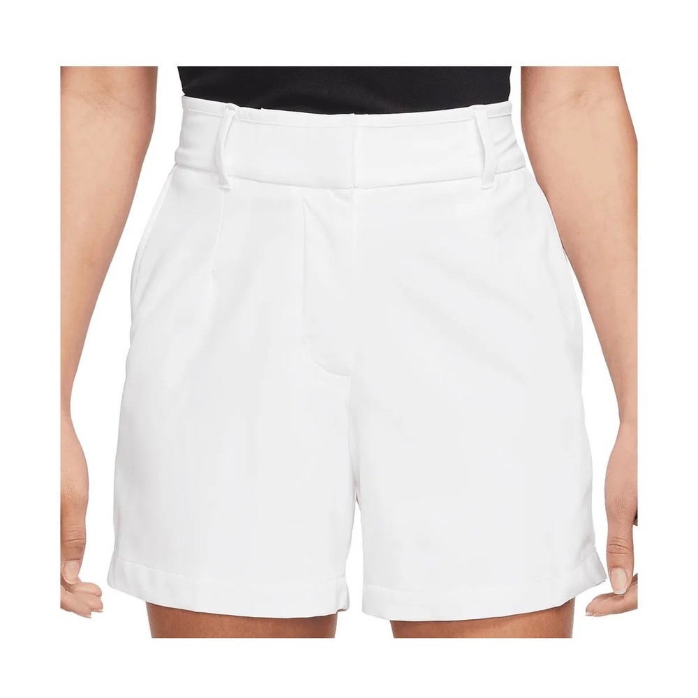 Nike Womens Dri-FIT UV Victory Golf Shorts White Size M NEW
